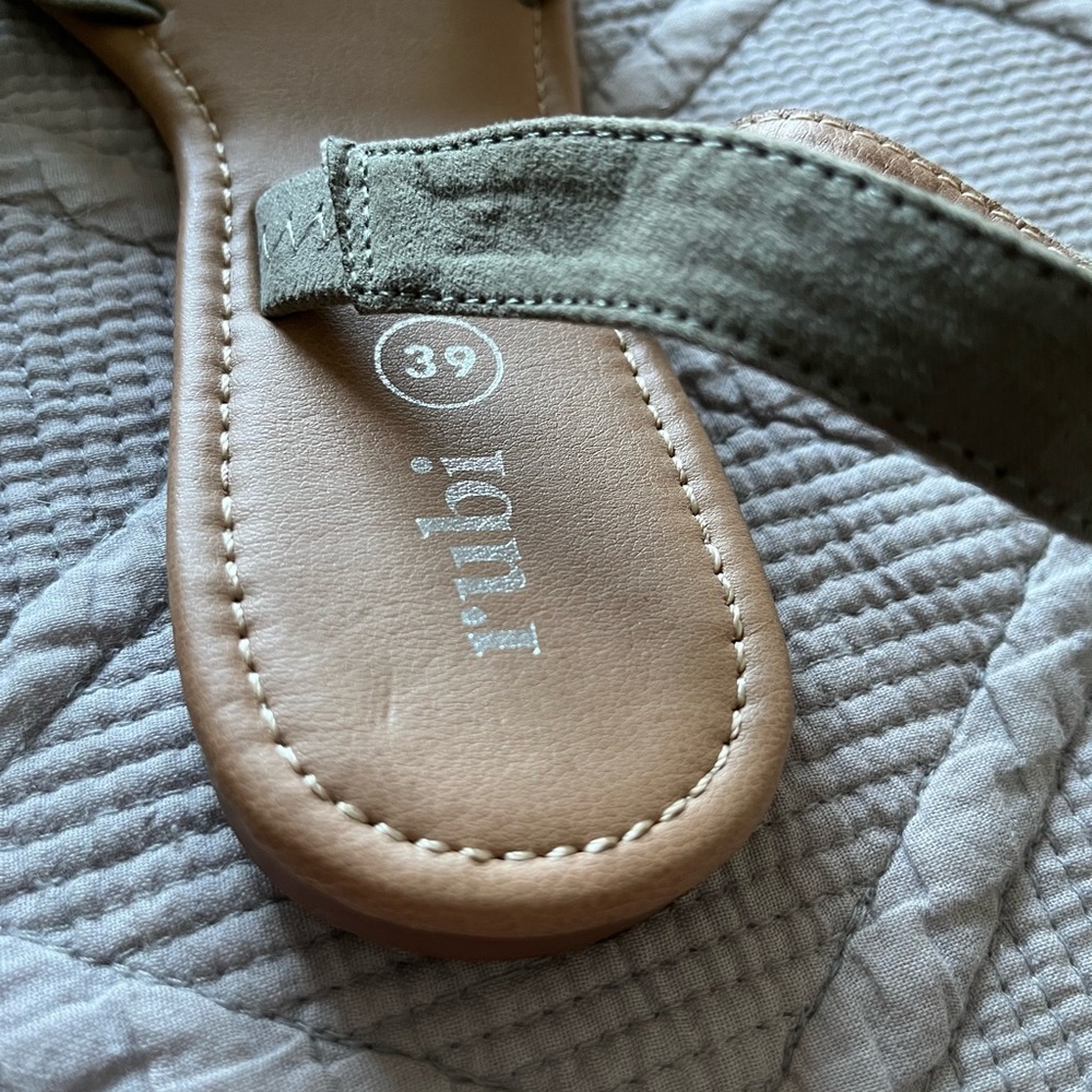 Rubi shoes khaki sandals. Size 39. - Picture 3 of 3